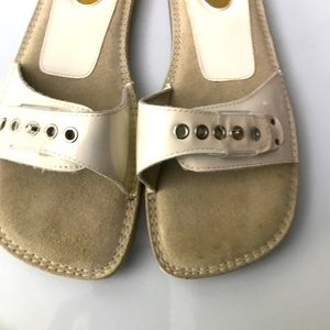 DR SCHOLLS FLAT SANDALS MAXIMUM CUSHION SZ 7w
